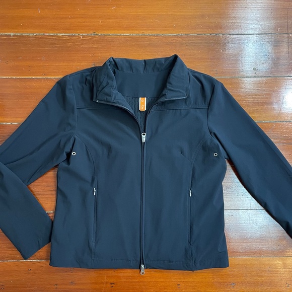 Lucy Jackets & Blazers - Lucy Full Zip Active Yoga Fitness Running Black Jacket Women’s Sz L 💚🎀